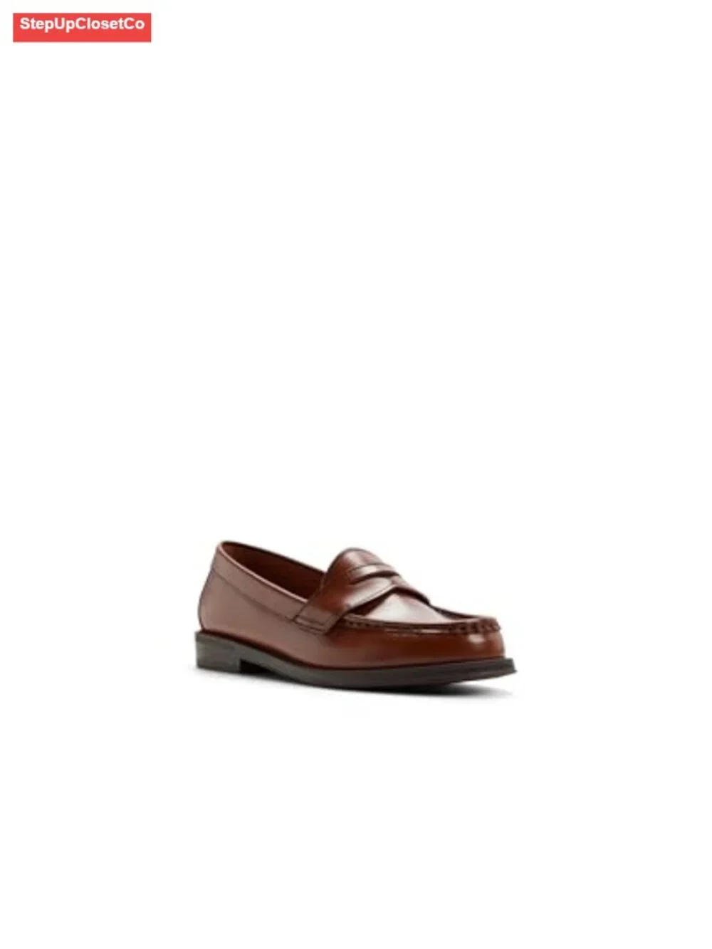 Premium Leather Penny Loafer - Timeless Women's Slip-On